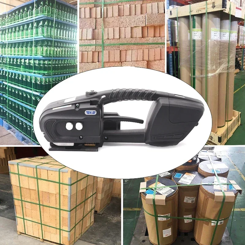 Handheld Strapping Machine Electric PP PET Wrapping Tools 3500N Tension Force Rechargeable Packing Machine V3