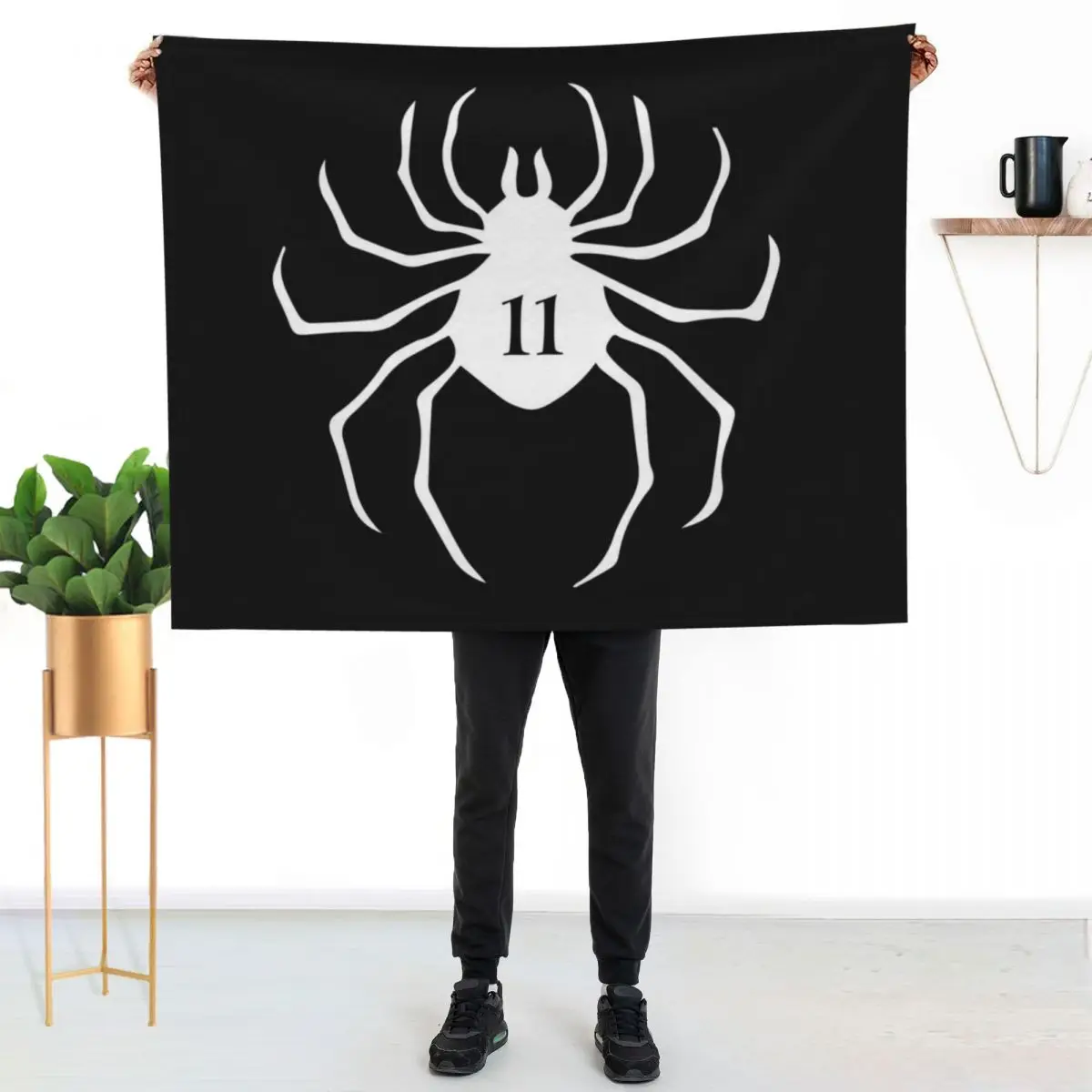 

uvogin tatoo Throw Blanket Soft Solid Color Blanket for Couch Bed