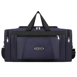 80L Gym Travel Bag Men's Plus Big Handbag Luggage Bags Large Capacity Duffle Shoulder Backpack Business Crossbody Bag xa102wd