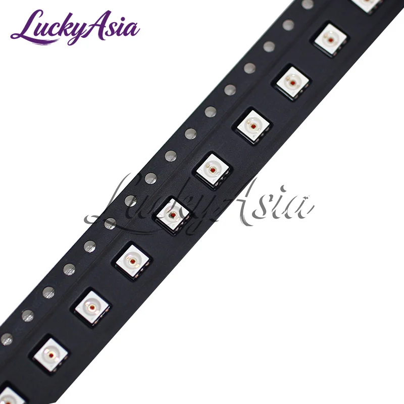 SMD LED Light Emitting Diode, vermelho, branco, amarelo, verde, azul, 6Pin, 0.5W, 3528, 6P, 10Pcs