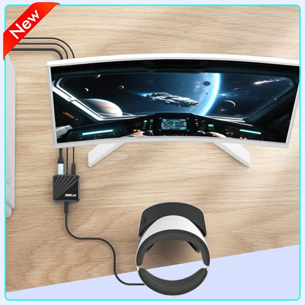 

Адаптер для ПК PS VR2, компьютерный адаптер для консоли PS5, конвертер для ПК Windows, адаптер для игр Steam VR, игровые аксессуары