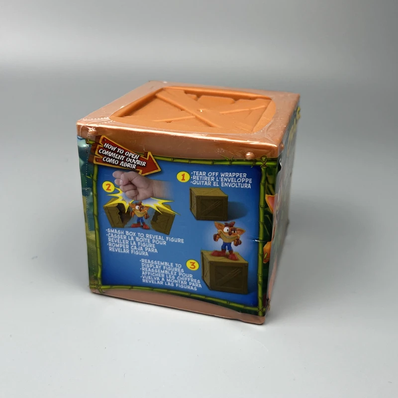 6-7 cm Arco Iris Crash CATBAT muñeco de acción de hombre de las cavernas colección de pvc Bandicoot MARSUPUS ERECTUS modelo de juguete