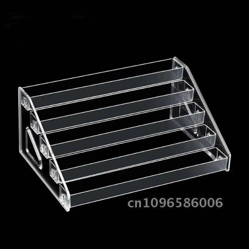 Acrylic Nail Polish Display Shelf Multi Display Plastic Transparent Layer Glue Storage Nail Tools Polish Nail Nail Stand Salon