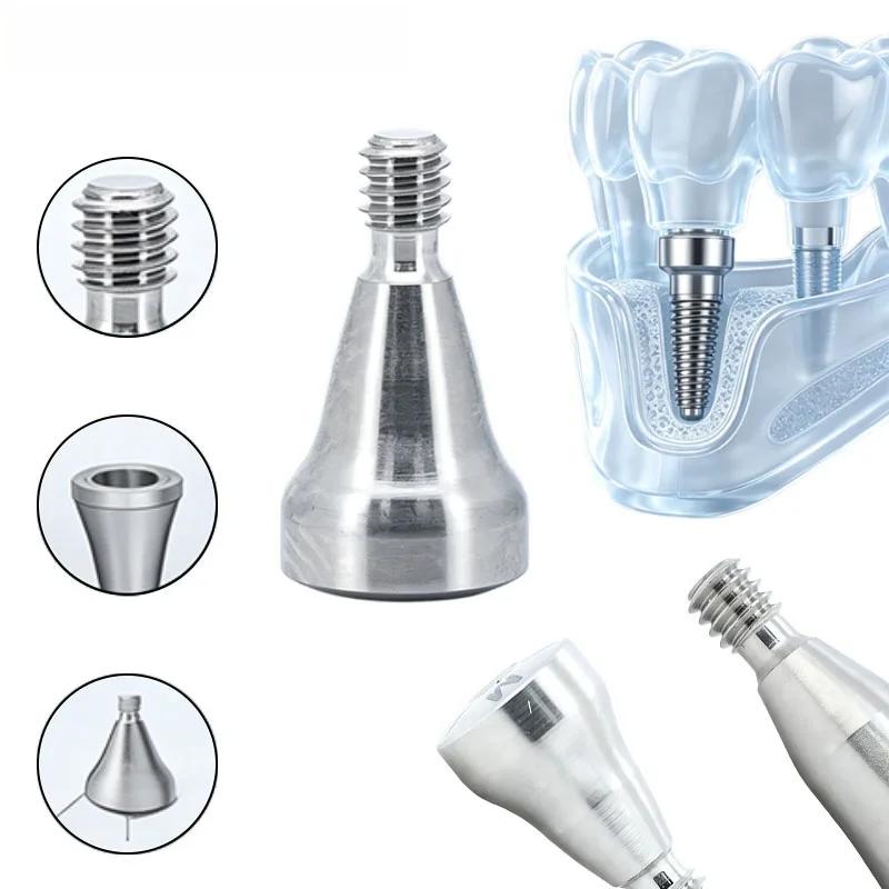 Dental Healing Components  with Implant Accessories Dental Restoration Sealing Screws, Healing Caps, Dental Supplies