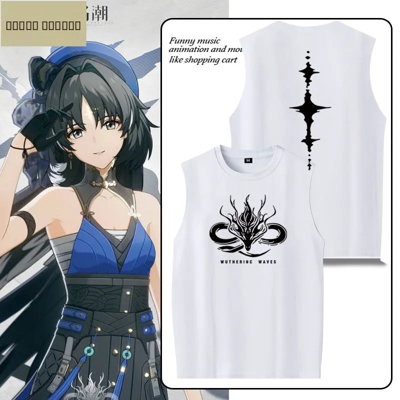 

Хлопковый повседневный дышащий свободный базовый топ без рукавов с круглым вырезом для молодежи на каждый день летом