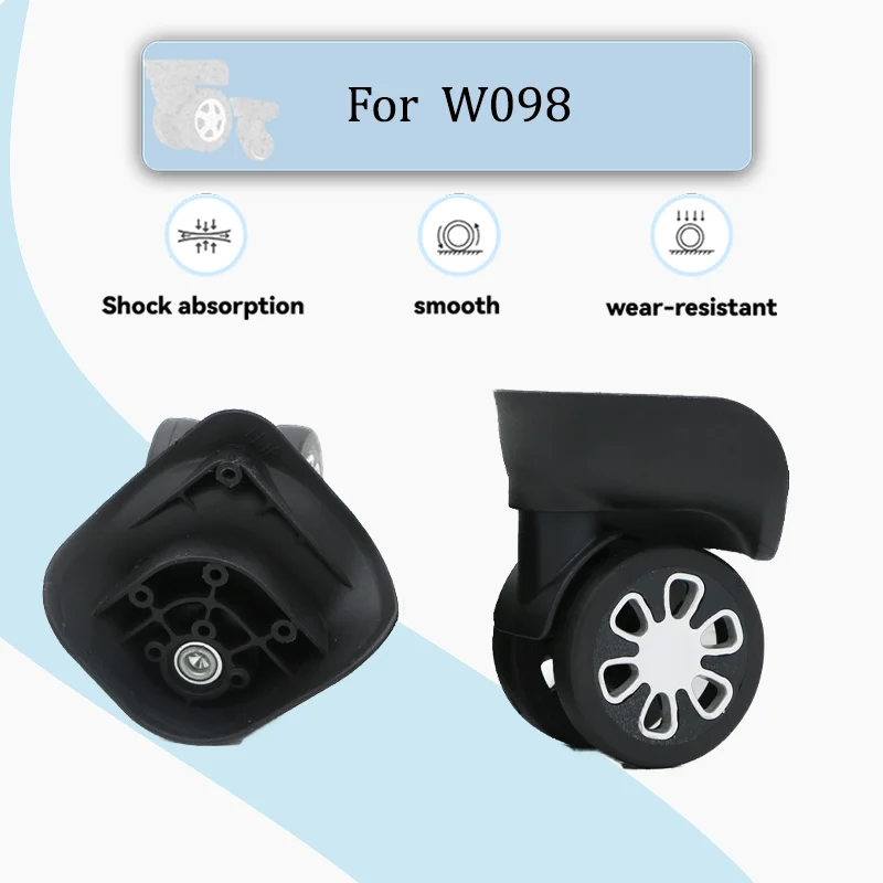 

For W098 Luggage Wheel Repair - Durable 360° Swivel Wheels Silent & Wear-Resistant Swivel Wheels 360-Degree Smooth Rotation Easy