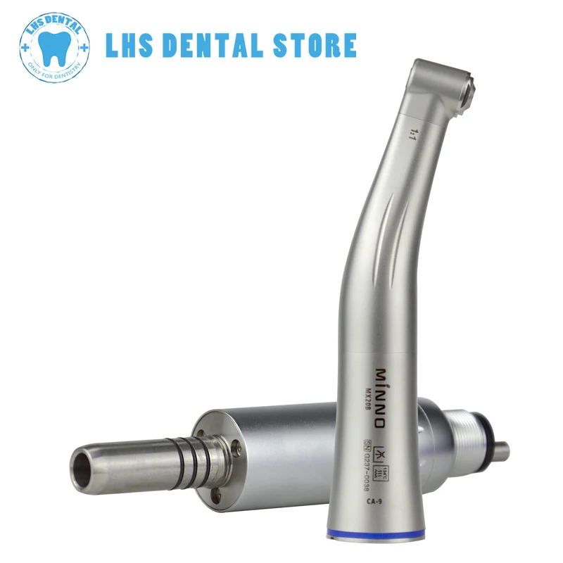 Dental Handpiece 1:1 Reverse Angle Low Speed Handpiece, Non-Fiber Optic EX-7 Internal Set of Dental Instruments