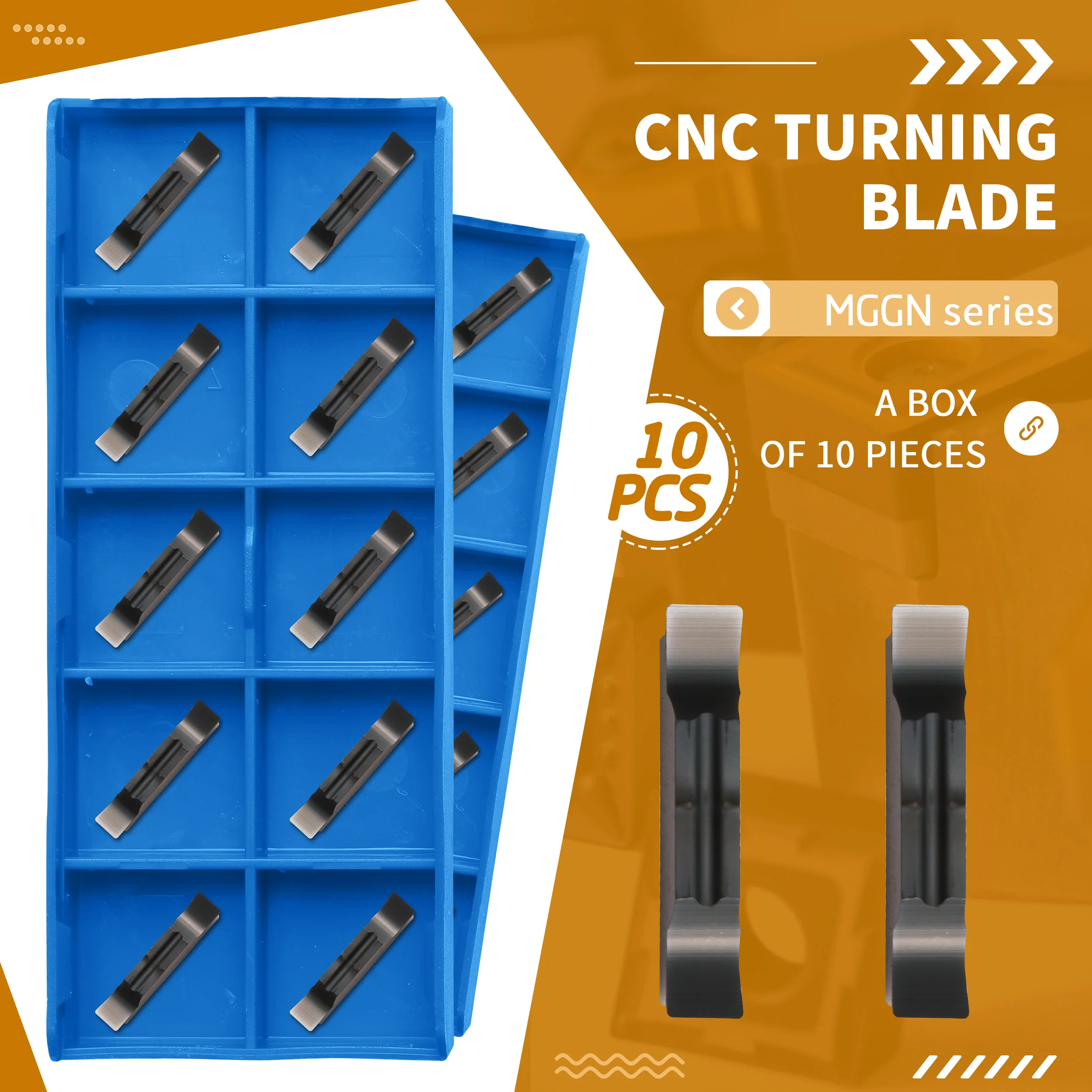 10 pz MGGN150 MGGN200 MGGN300 MGGN400 JM NK9030 inserti in metallo duro inserto da taglio tornio CNC lame per scanalatura in acciaio inossidabile