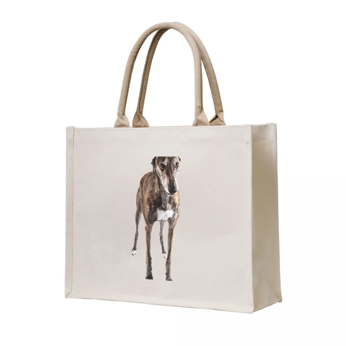 

Cute brindle greyhound Tote Bag shopping bag personalized tote bag canvas tote