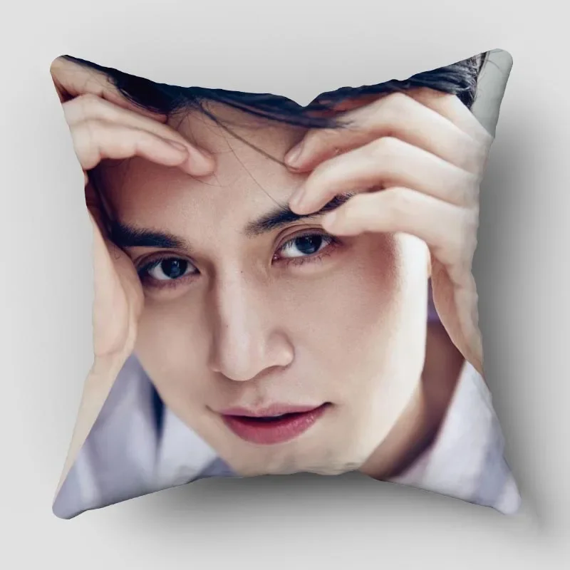 Lee Dong Wook 02 Pillowcase Polyester Fabric Throw Pillows Sofa Home Decoration Accessories Pillow Cover 7.11WJY