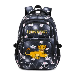 The Lion King Schoolbag for Teenage Girls Bookbag Mochila Waterproof Women Backpack Female Travel Bag Backpacks