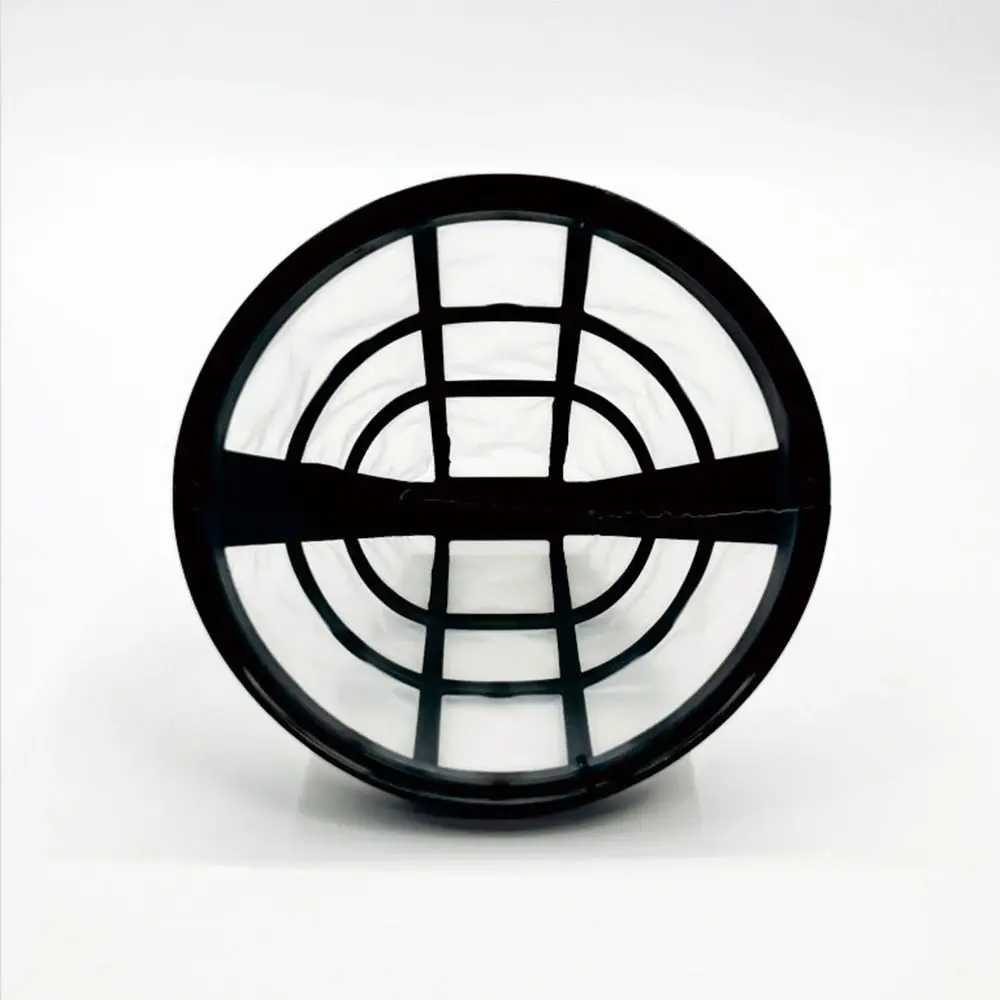 

4 шт. с ручкой, сетчатые фильтры для кофе, мелкая сетка, нейлоновая сетка, фильтр для заваривания кофе, многоразовая конусообразная корзина для кофемашины