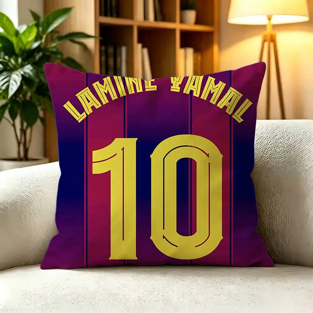 L-Lamine Y-Yamal NO.19 Pillow Case Living Room Sofa Cushion Cover Suitable For Home Bedroom Room Decoration