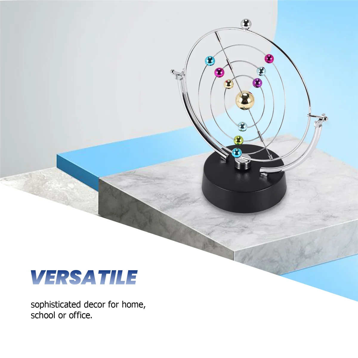 MLGB Kinetic Art Asteroid - Electronic Perpetual Motion Desk Toy Home Decoration