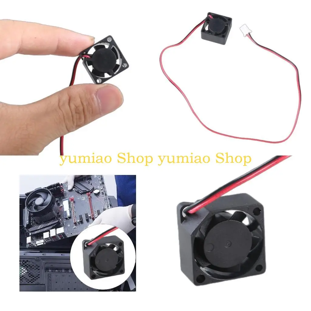 

587B 2010 Small Cooling Fan 2x2x1cm with XH2.54 Connector 13000RPM 0.9W Suitable for Desktops, Laptops Cooling