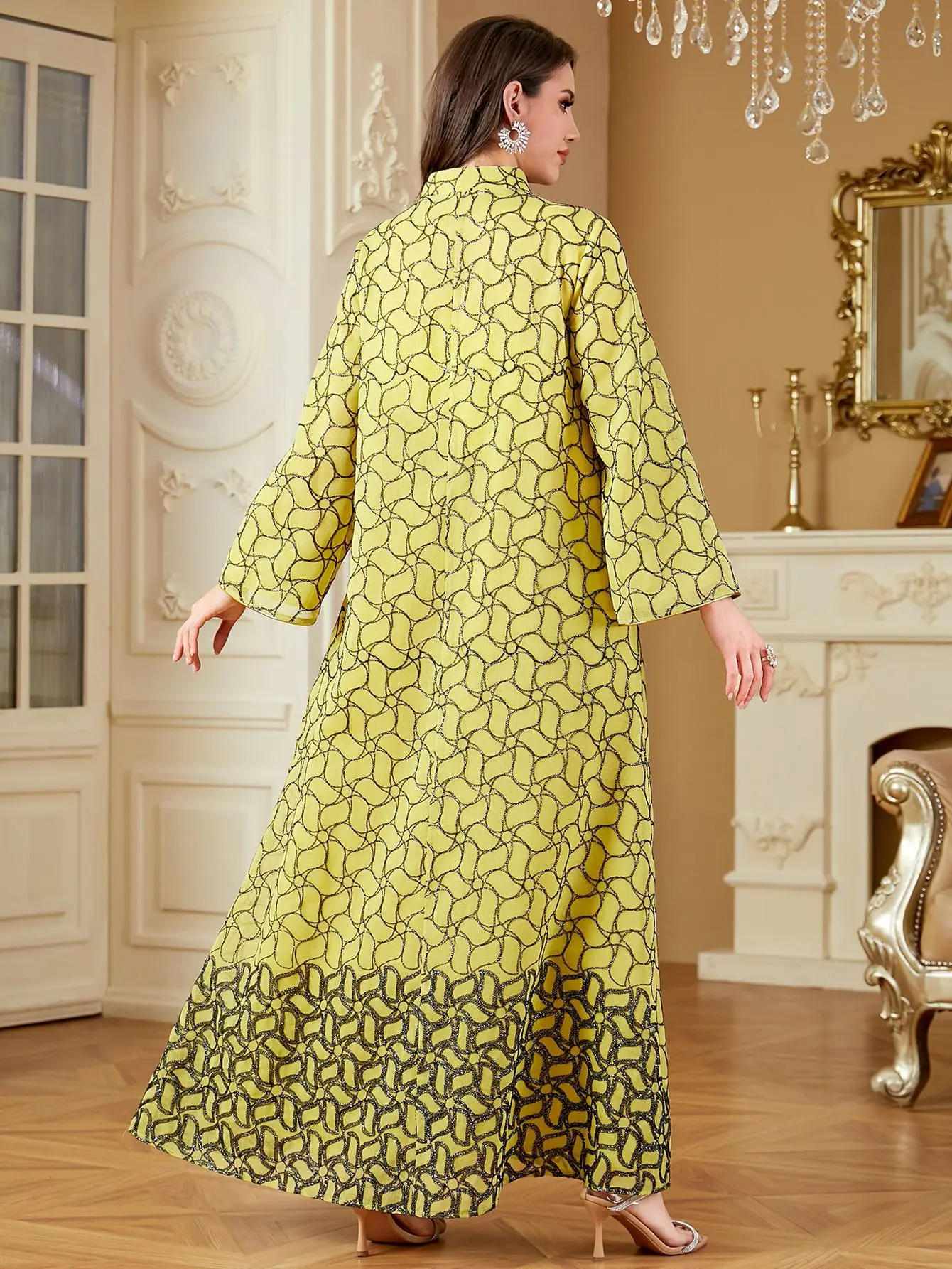 Eid femmes Robe broderie musulmane Abaya robes Largos Caftan Jalabiya Ramadan robes longues dubaï caftan arabe longue Robe 2025