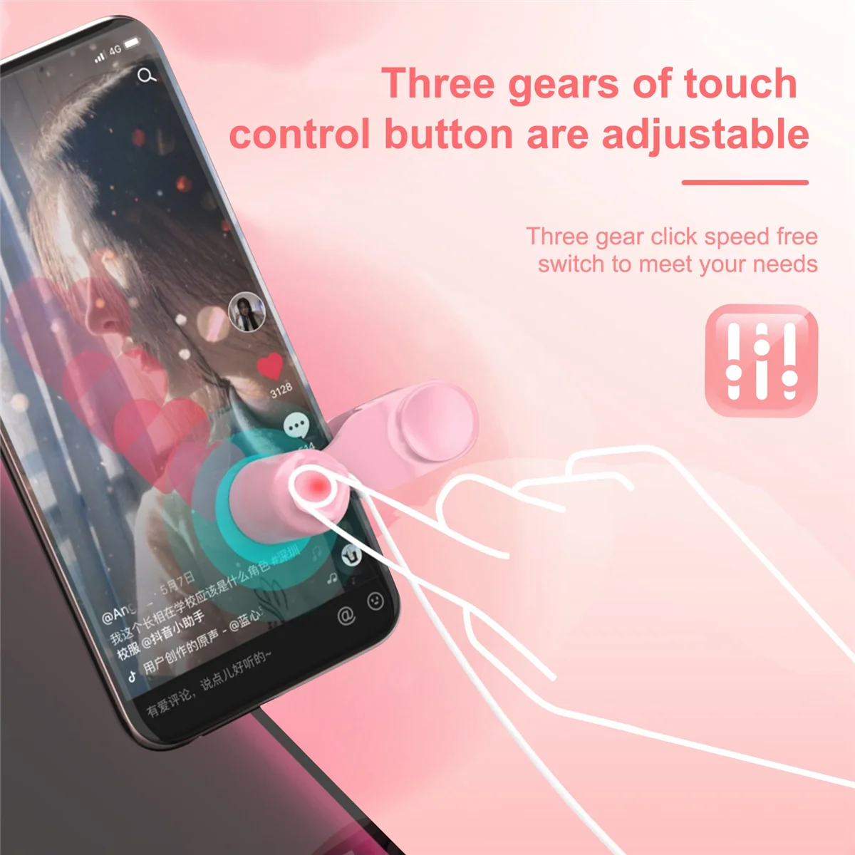 Phone Screen Auto Clicker, USB Device Screen Auto Clicker, Suitable for Games, Live Broadcasts, Video Auto Tapper