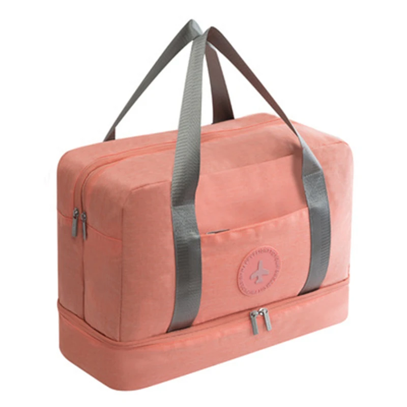 Borsa da viaggio per organizer Borsa per bagagli Scuola Uomo Donna Viaggio Bagagli da viaggio Borsa per riporre la separazione asciutta e bagnata Bolsas