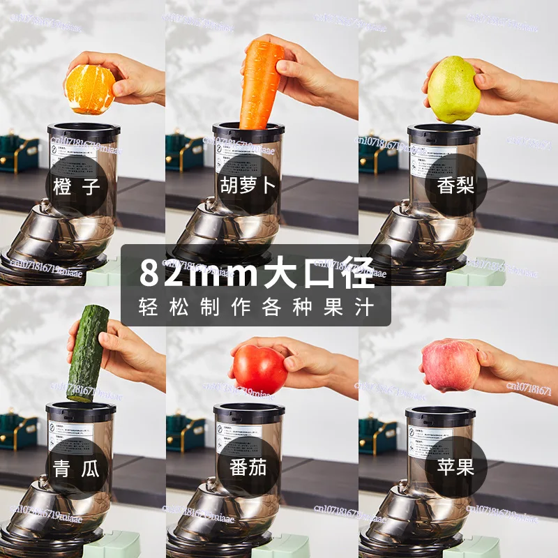 Commercial Stall Silent Juicer Pomace Juice Separation Fried Fruit Household Portable Juicer Electric Juicer