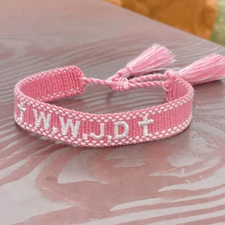 WWJD Woven Friendship Bracelets Gifts For Friends