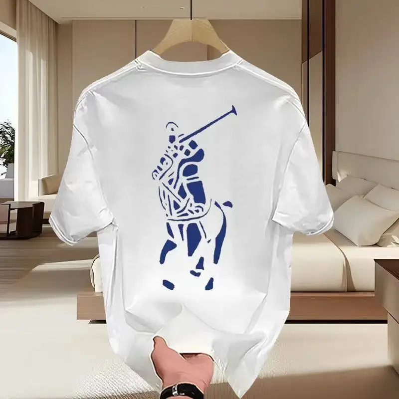 New brand men's and women's pure cotton short sleeved T-shir