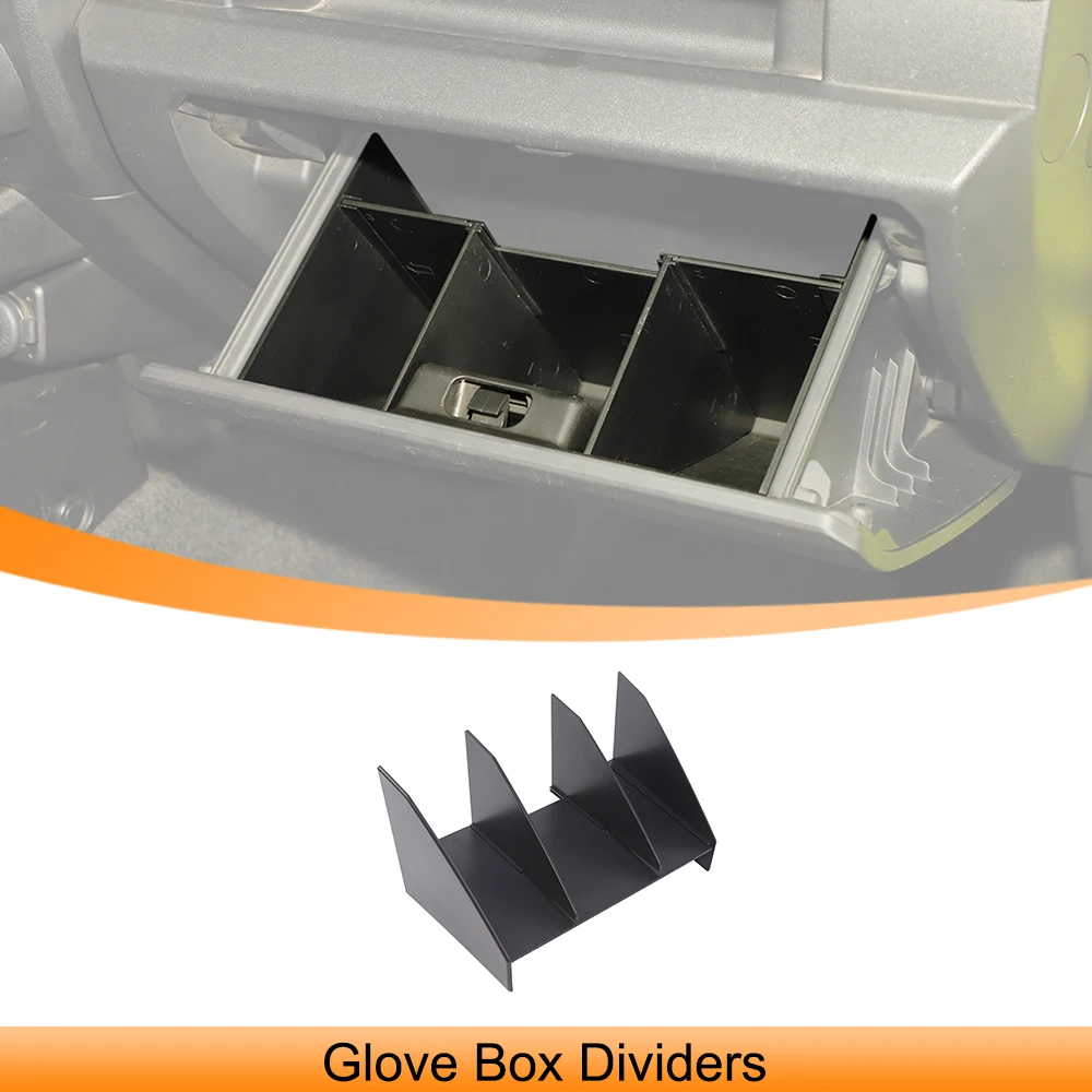 

Car Co-pilot Compartment Partition Glove Box Dividers Storage Tidy Organizer for Suzuki Jimny JB64 JB74 2019-2025 Accessories