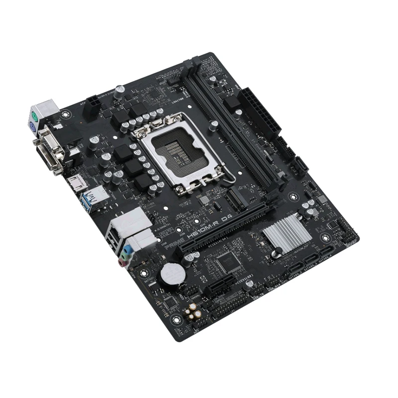 Placas-mãe usadas para PRIME H610M-R D4, LGA 1700, DDR4, 64GB, M-ATX para Intel H610 Desktop Mainboard, SATA III, USB 3.0