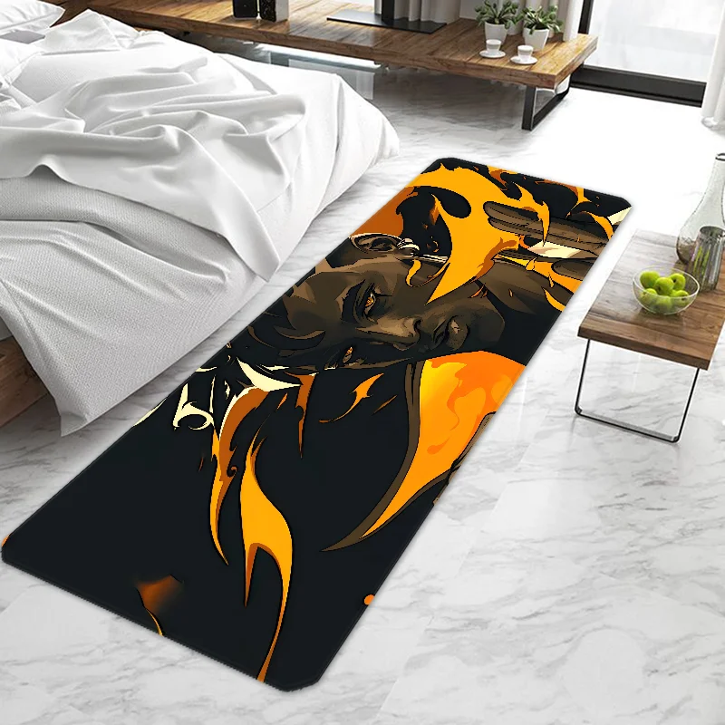 Gam V-valorant Phoenix Vipers Entrance Doormat Non-slip Washable Kitchen Carpet Living Room Hallway Rugs Door Mats Bathroom Bath