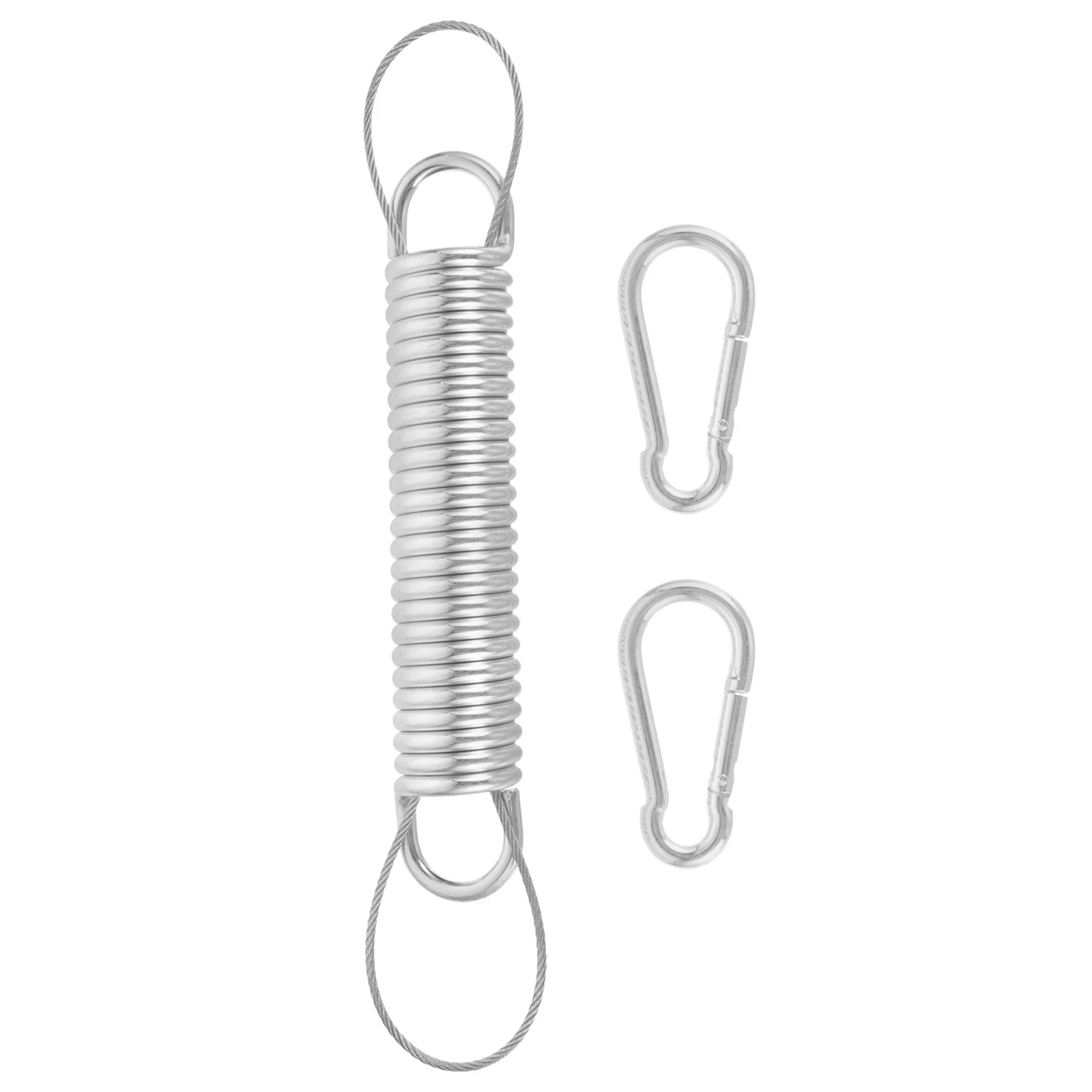 

1Set Hammock Chair Spring Kit Stainless Steel Heavy Duty Swing Fixing Hardware Low Noise Vibration Resistant for Hanging Plants