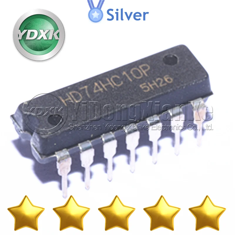 HD74HC10P DIP14 HD74HC11P Electronic Components HD74HC14P HD74HC74P HD74HC93P HD74LS02P New Original HD74LS04P