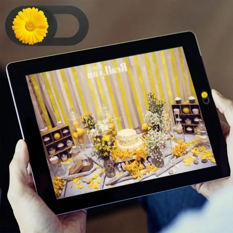 

Cartoon Kitten Camera Cover for Laptop Web Camera Privacy Protector Sticker