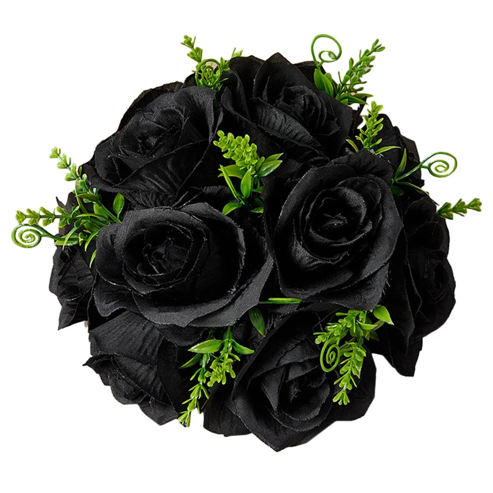 

Vivid Artificial Flower Ball Realistic Fake Bouquet Halloween Indoor Party Centerpiece Decor Flower Ball Centerpieces
