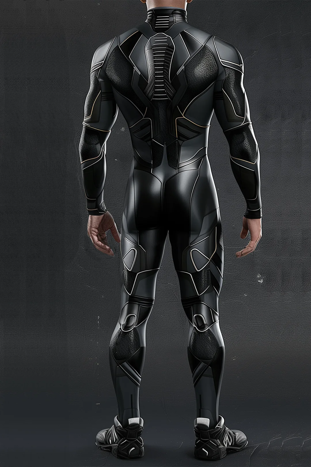 Mechanischer futuristischer Rüstungsanzug für Männer, cooler Krieger-Cosplay-Bodysuit, Kostüm für Halloween-Party-Auftritte, Zentai – Detail 5