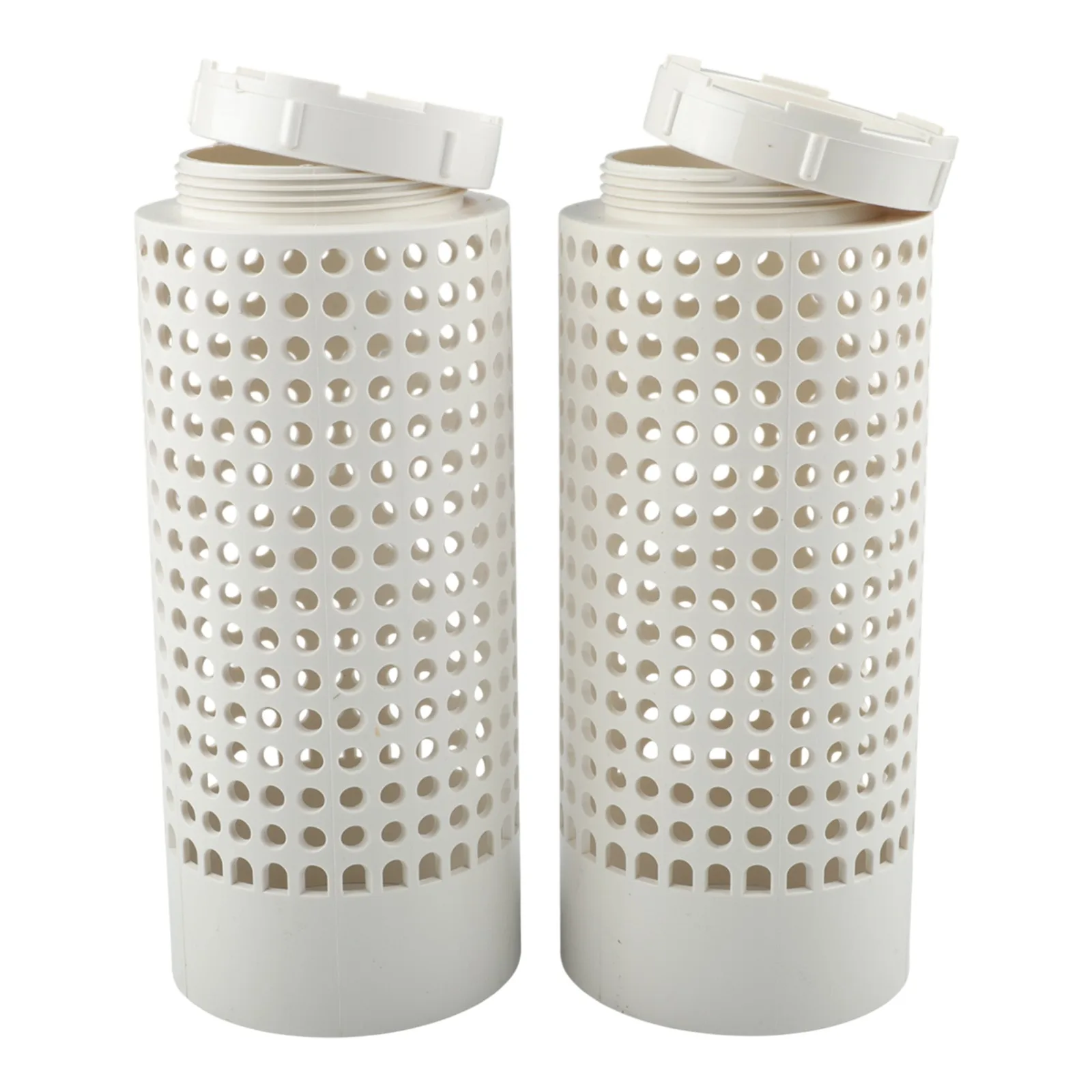 White Plastic Composter Tube 110mm With Ventilator For Kitchen Scraps Recycling And Raised Bed Gardening Tool