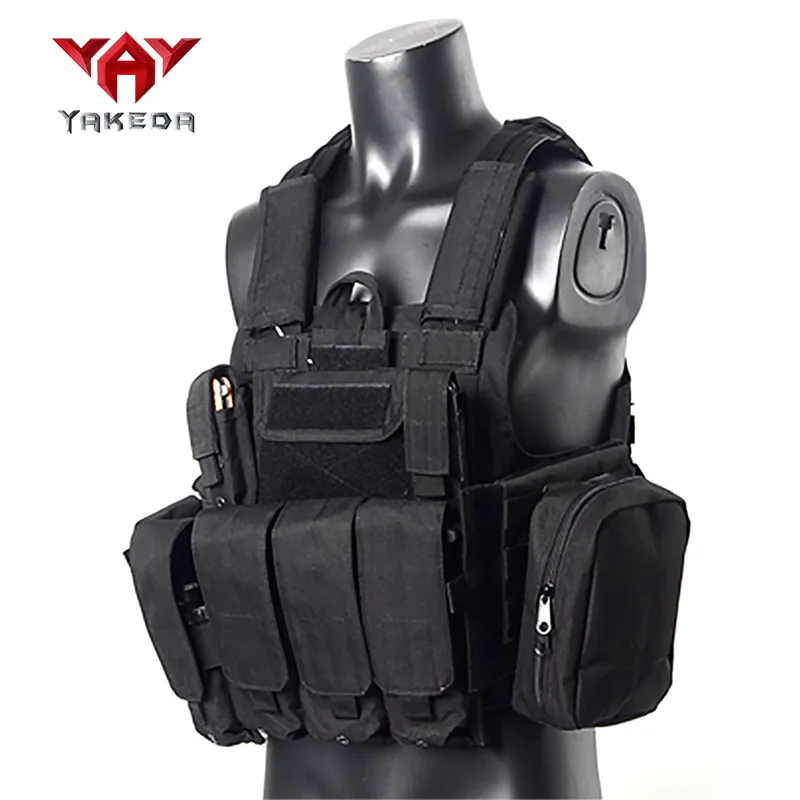 YAKEDA multifunctional combat waistcoat waistcoat eight sets of training clothes equipment CS field wire tactical vests