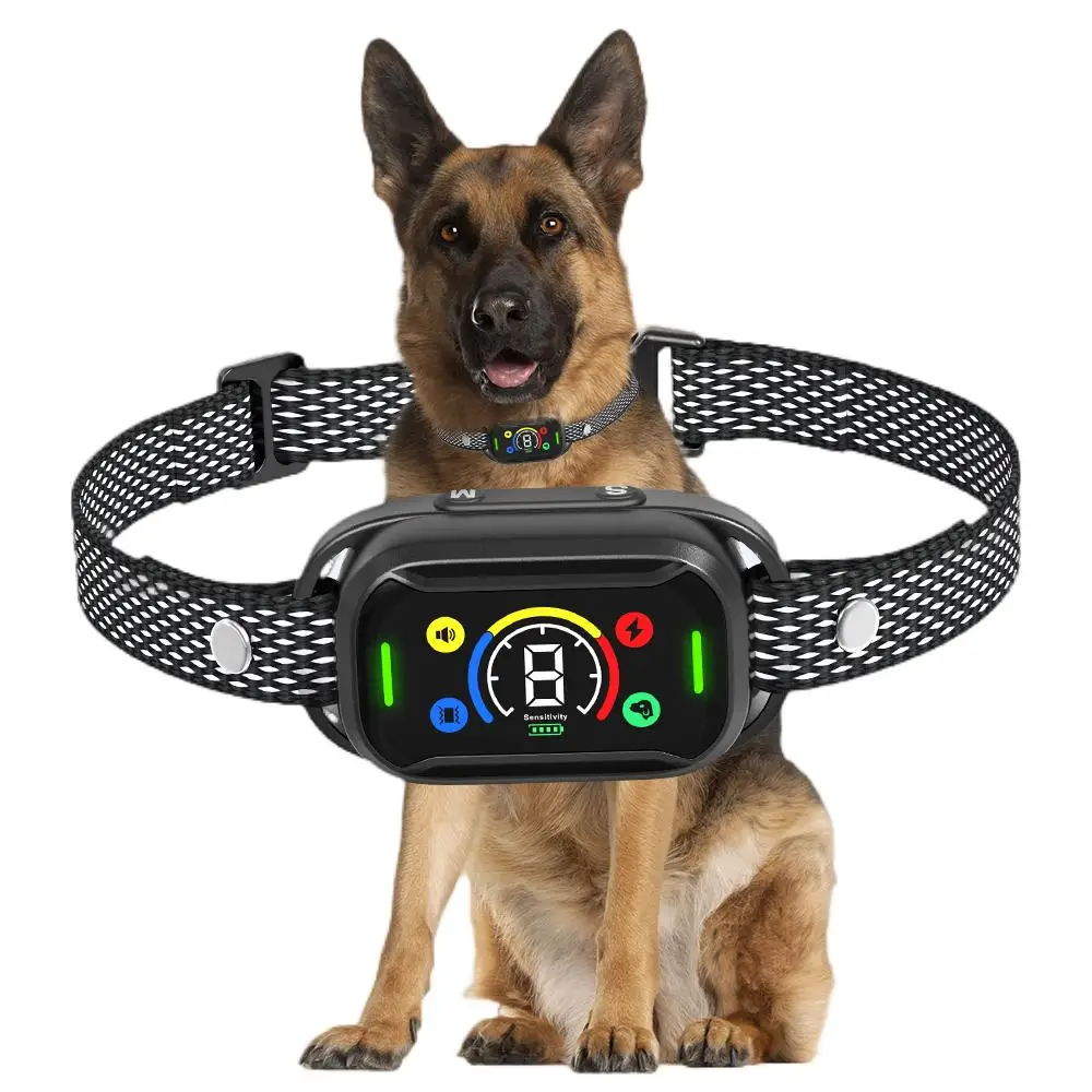 Anti-bark Collar for Dogs Anti Bark Dog Training Electric Shock Antiladridos Necklace Rechargeable Vibrator Vibration Waterproof