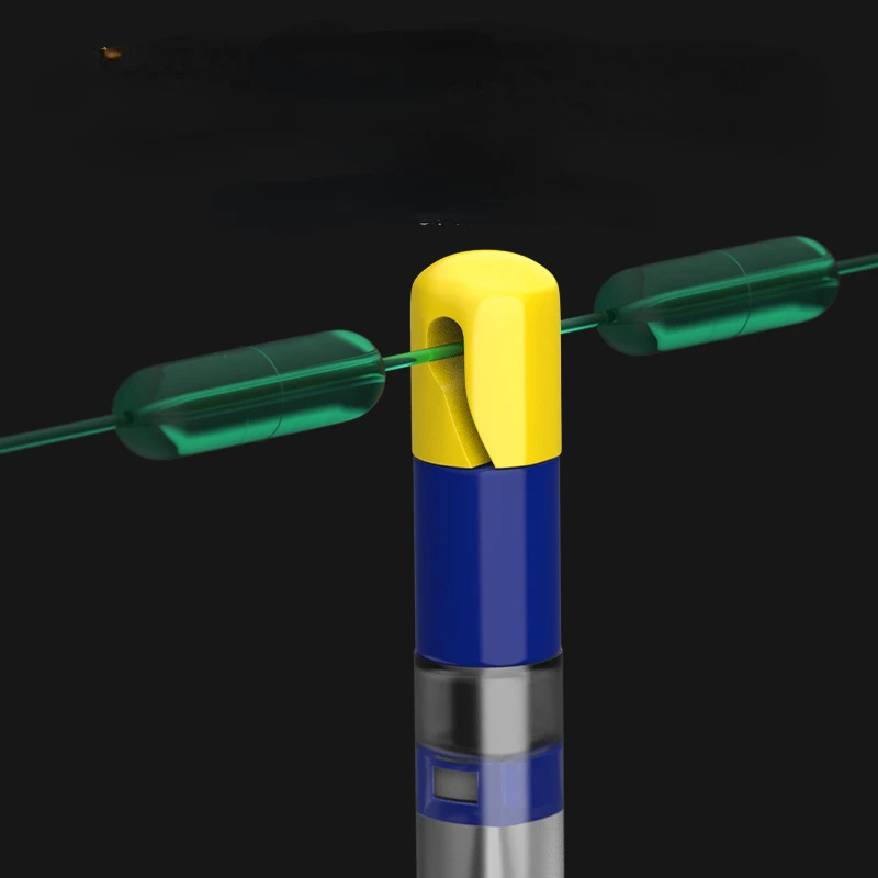 낚시 플로트 레스트 회전 회전 매듭 방지 실리콘 바버 거치대 스토퍼 낚싯줄 커넥터, 낚시 태클