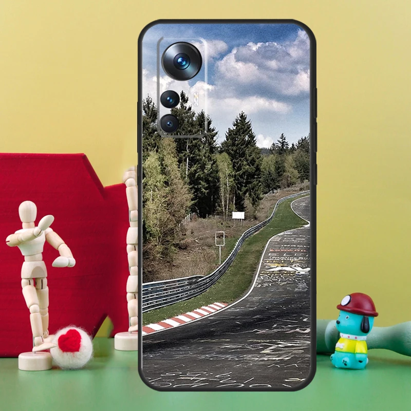 Custodia Green Hell Nurburgring per Xiaomi 15T 14T 13T Pro 13 14 15 Ultra 17 Pro Max POCO F5 F6 F7 X5 X6 X7 Pro Cover