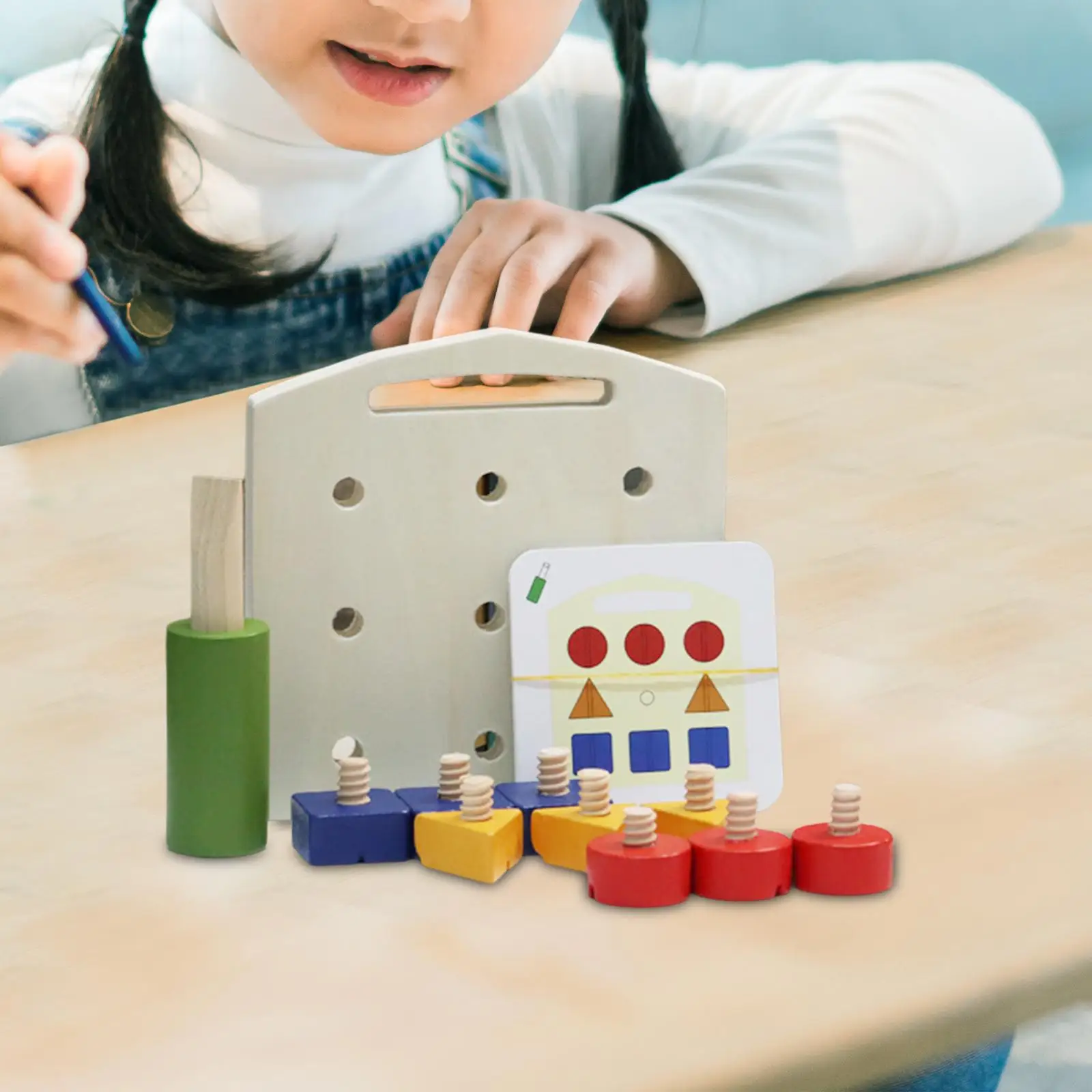 

Настольные игрушки Монтессори, 12 карт, обучающая игрушка, координация глаз рук для детей, праздничные подарки для девочек