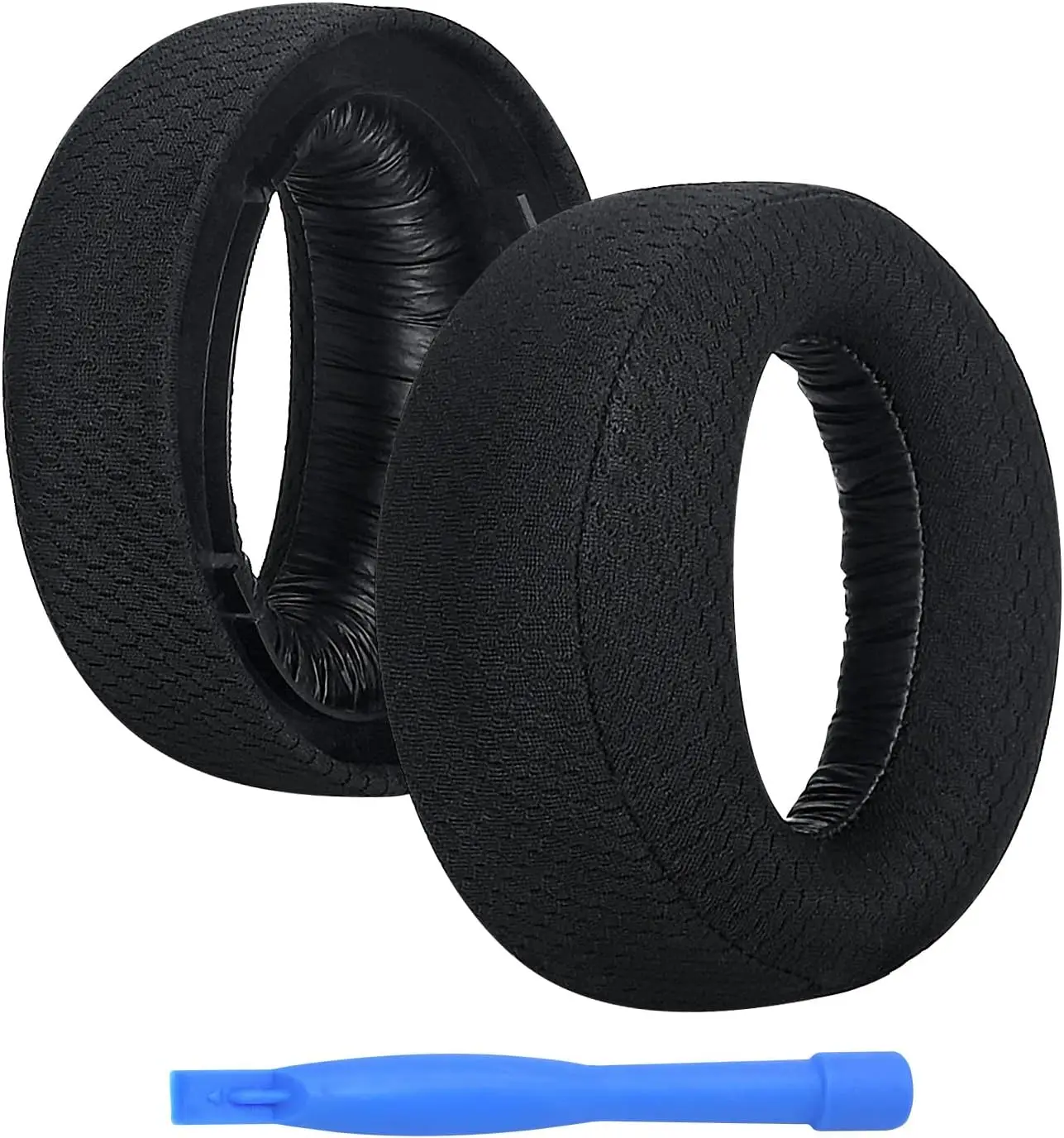 PS5 Ear Pads Replacement for Sony PlayStation 5 3D Pulse Wireless Headset PS5Mesh Fabric Ear Pad Cushions - Earpads Replacement