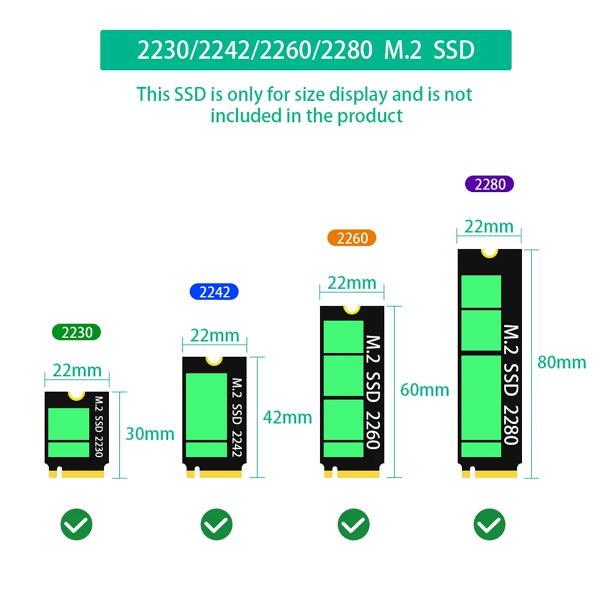 AT412 in 1 Combo M.2(NGFF) NVME PCI-E SSD to U.2 SFF-8639 & M.2( NGFF) SATA SSD to SATA Adapter