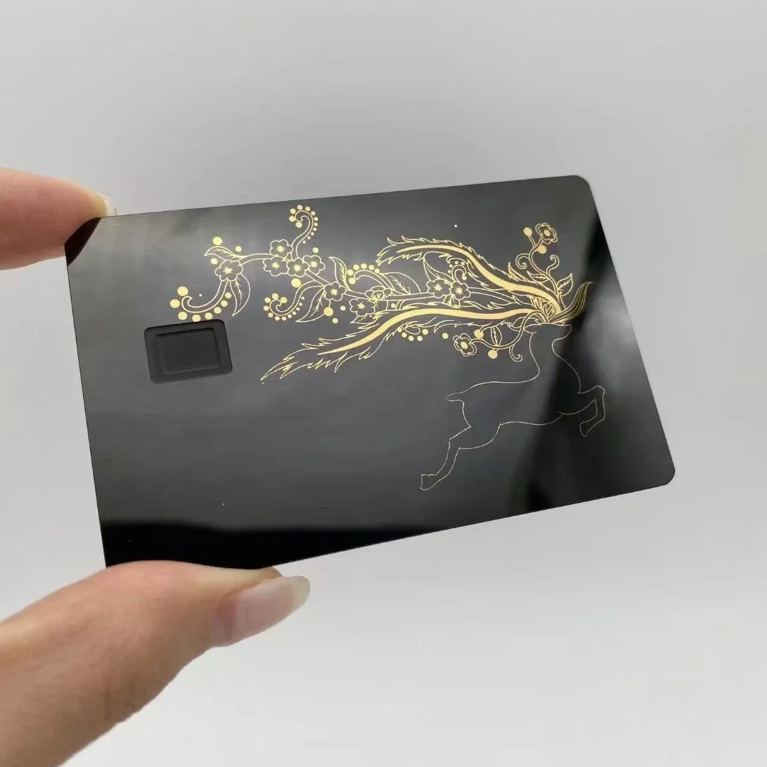 

Customized Luxury Custom Printed Luxury Smart Business RFID NFC Card NFC Metal Membership Card for Loyalty System