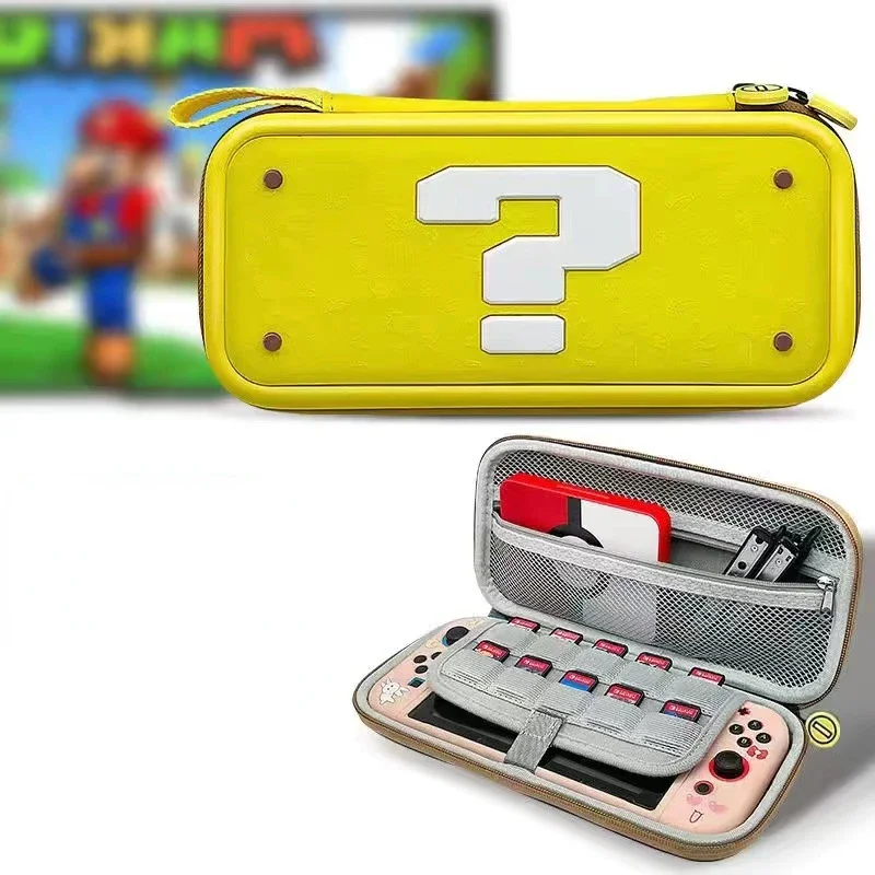 Przenośne etui ochronne Super Mario Bros Switch do przechowywania Nintendo Switch NS OLED Lite Pyłoszczelna, odporna na upadki pokrowiec na prezenty