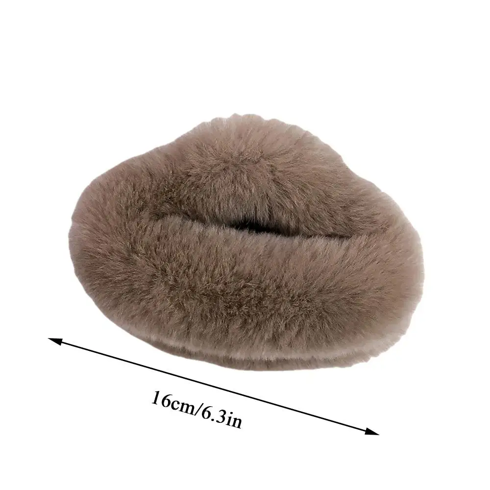 100% Natural de piel de conejo Rex, pinza para el pelo de cangrejo, Otoño Invierno, piel esponjosa, pinzas en forma de garra para el pelo de gran tamaño, Clip de tiburón de felpa de nube para mujer