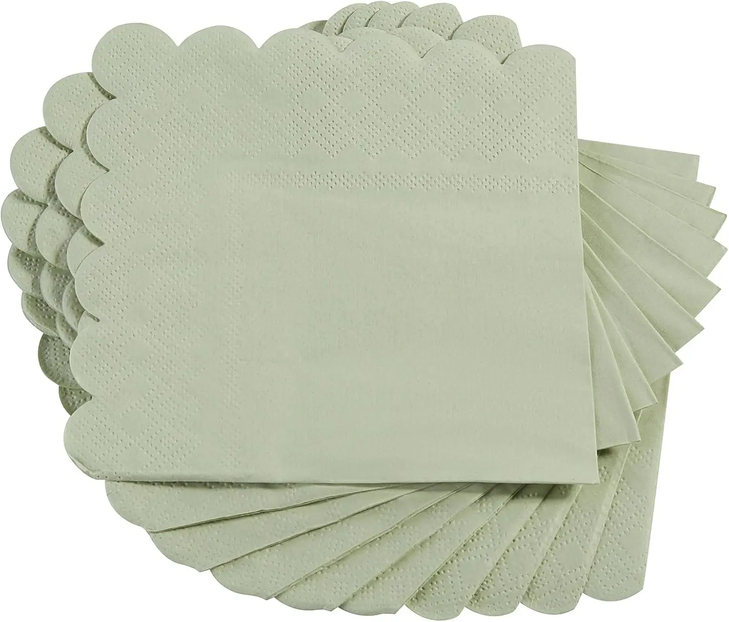 50 Pcs Sage Green N…