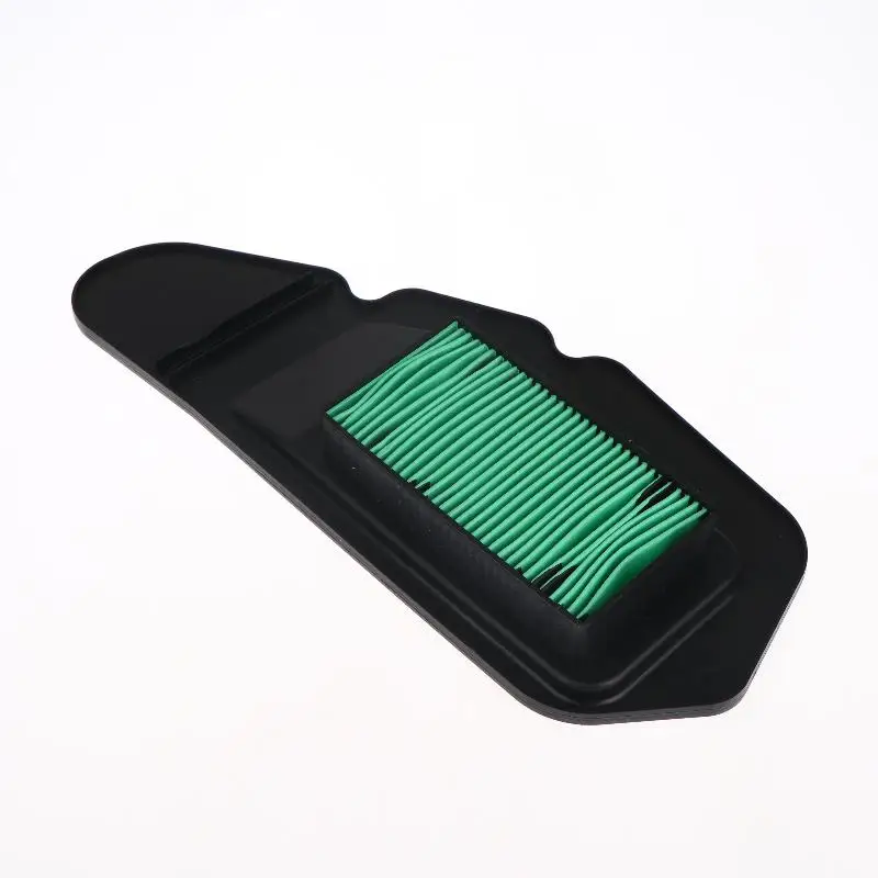 Green Motorcycle Air Filter Replacement: Parts High Flow Engine Intakes Cleaner Accessories