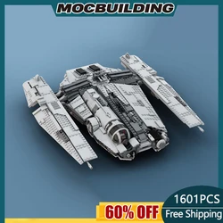 MOC Building Block Fondor Haulcraft Model Science Fiction Spacecraft Technology Bricks DIY Assembled Aerocraft Toy Gifts