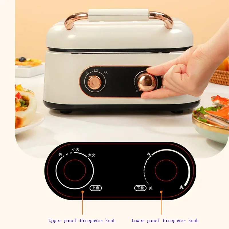 Electric Baking Pan Double-sided Heating Hot Pot Deep Plate Deepened Electric Baking Pan Enlarged Pancake