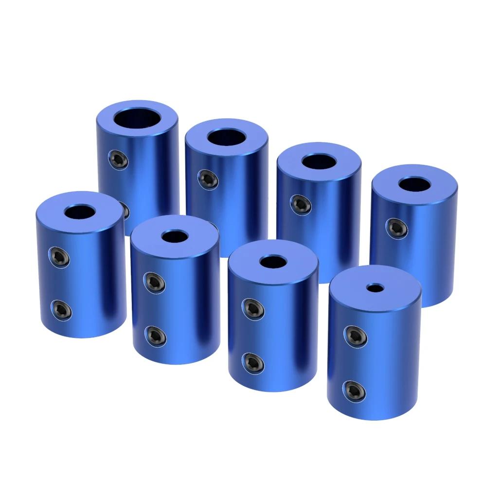 GKTOOLS D18L25 Aluminum Alloy Couplings Bore 3/4/5/6/6.35/8/10mm Black Flexible Shaft Coupler 3D Printers Stepper Motor Parts