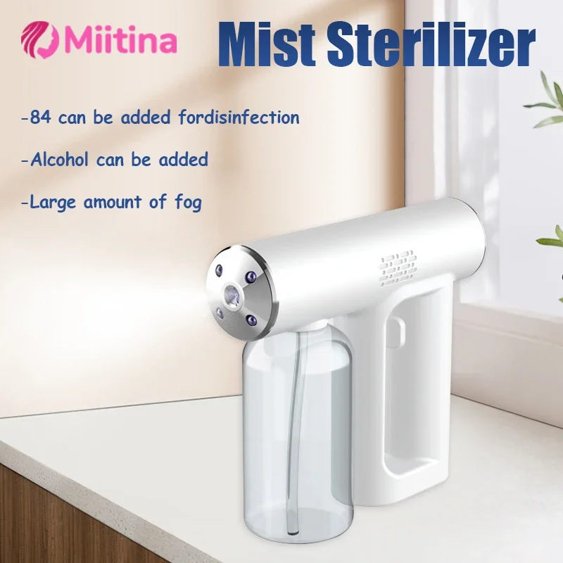 

Face Nano Steam Gun Wireless Hair Care Nano Hydration Sprayer Portable USB Electric Spray Disinfection Gun Skin care Moisturize